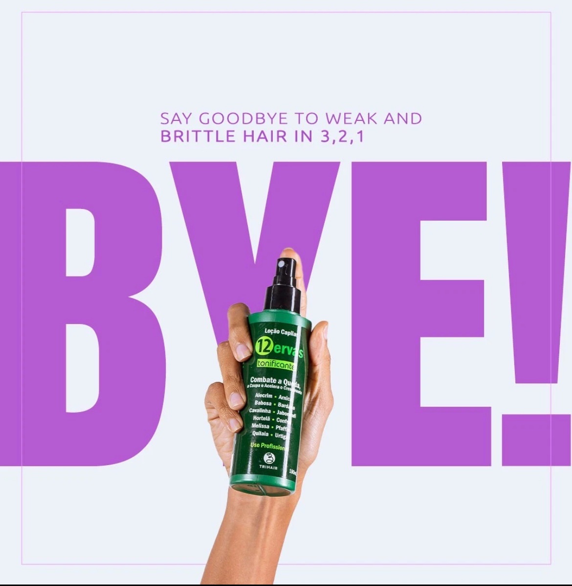 البخاخ البرازيلي لتساقط الشعر 12 عشبه - الصورة 2