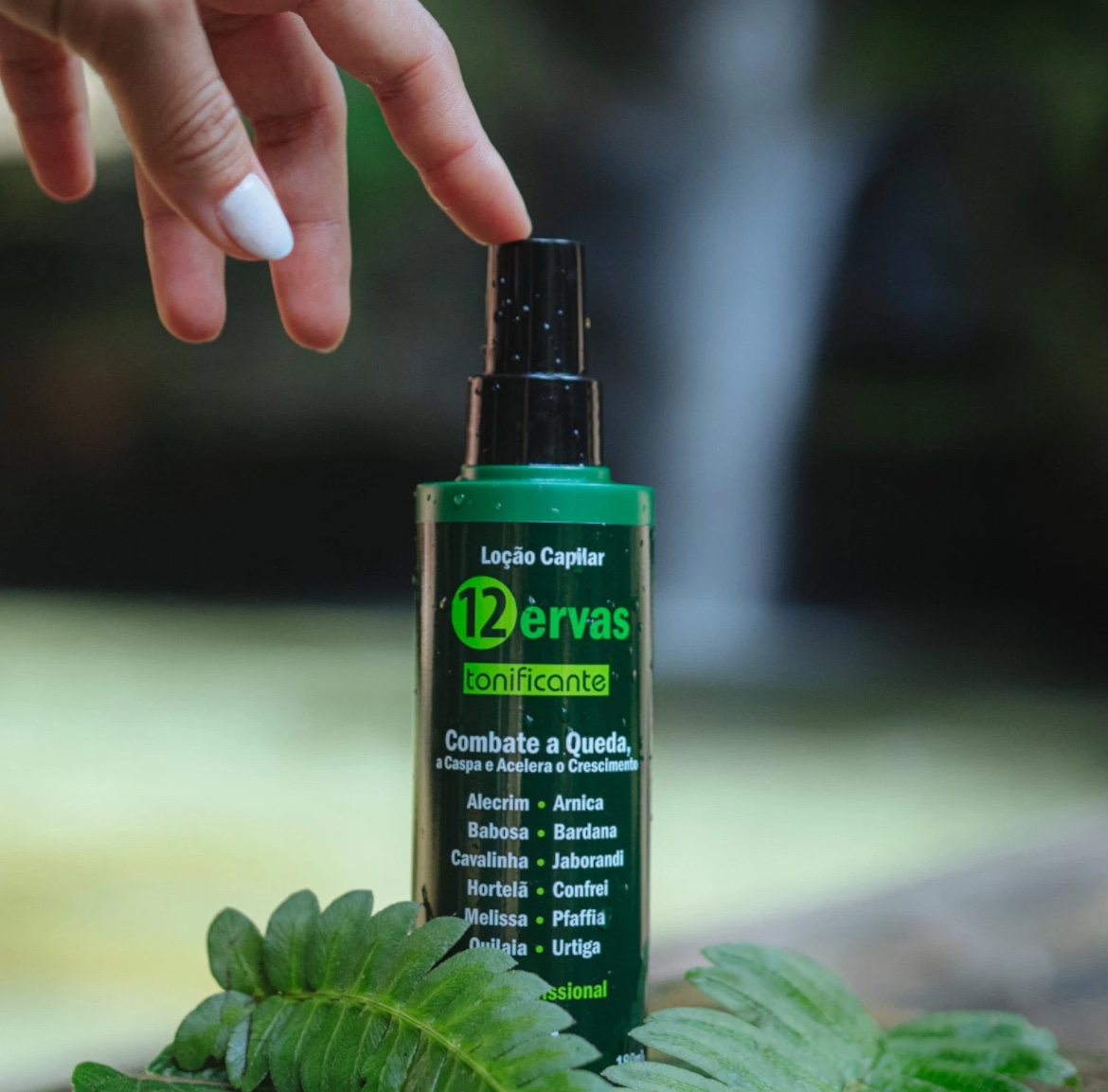 البخاخ البرازيلي لتساقط الشعر 12 عشبه